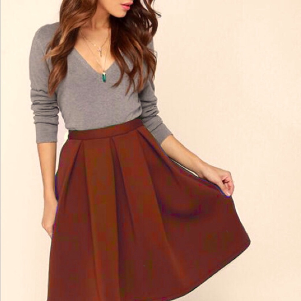 High waisted skirt